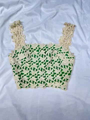 vintage 레이스 뷔스티에