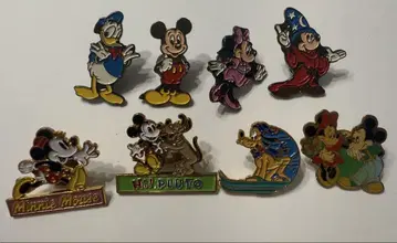 디즈니 캐릭터 핀 배지 8개 세트