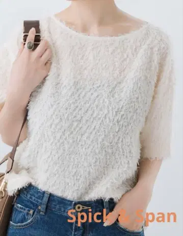 새상품 Spick & Span 페더 T 블라우스