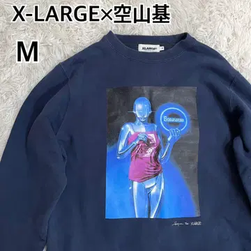 [레어] 소라야마 하지메 x 엑스라지 M 아트 네이비 트레이닝복