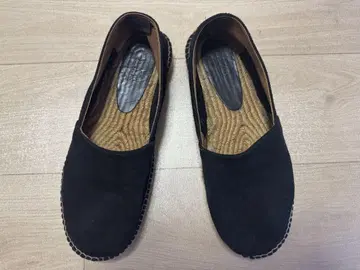 AKM 에스파드리유 사이즈 41 블랙 신발 슬립온