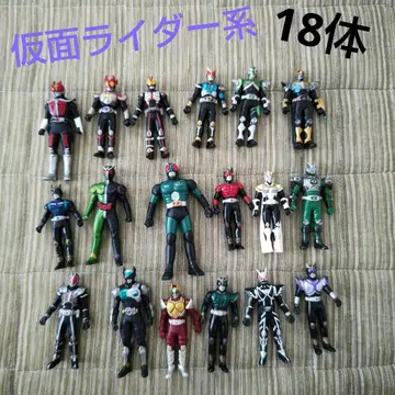 가격 인하 가면라이더 계열 피규어 소프트 비닐 18체 인형