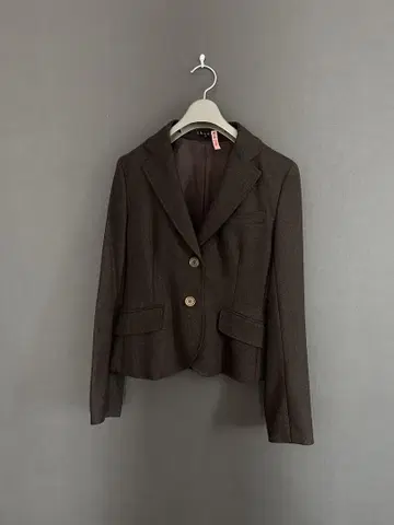 띠어리 브라운 울 자켓