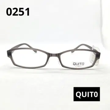 QUIT0 경량 프레임 안경 그레이 0251