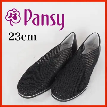 O5606*Pansy*새상품급*메쉬 슬립온*23cm*블랙