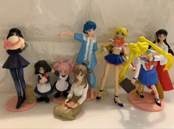 세일러문 피규어 세트 8종 세트 초레어 피규어 컬렉션