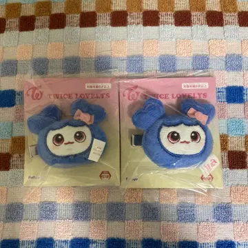 TWICE GIGO 한정판 봉제 인형 헤어 클립 쯔위