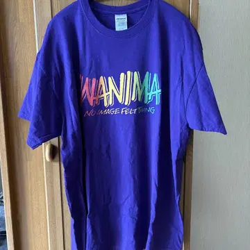 WANIMA 피자 로고 T셔츠