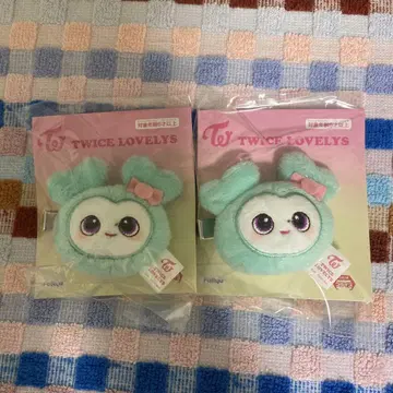 TWICE LOVELYS GiGO 봉제 인형 헤어 클립 미나