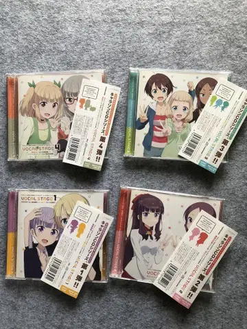 NEWGAME 캐릭터 송 4개 세트 케이스 포함