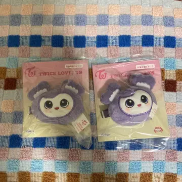 TWICE LOVELYS GiGO 봉제 인형 헤어 클립 사나