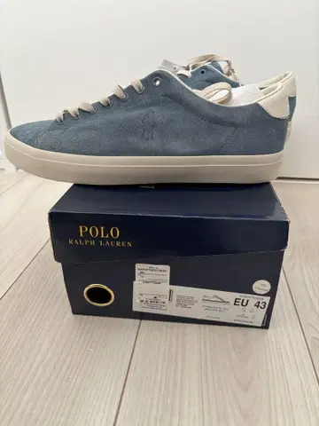 28.5cm 새상품 랄프 로렌 스웨이드 스니커즈