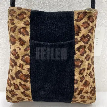3006 FEILER 페이러 숄더백 레오파드 블랙 미니