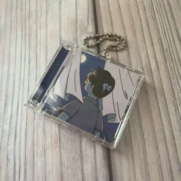 마카로니 연필 CD풍 키링 우리의 눈물이라면 하늘에 묻자