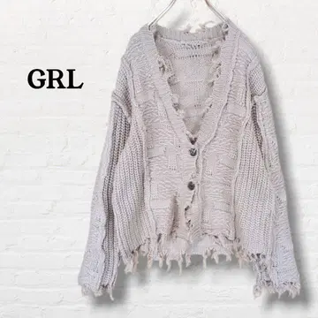 그레일 GRL 니트 가디건 [ F ] 그레이
