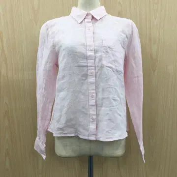서니 라벨 린넨 셔츠 F0911A16