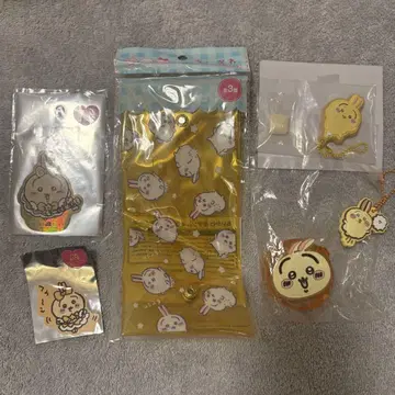 치이카와 (먼작귀) 빛나는 팔찌 토끼 키링 스티커 마법소녀 치이카와