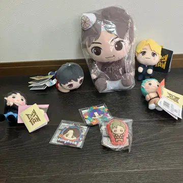 K-POP MIC 봉제 인형 약 20cm, 키링 등 여러가지 세트