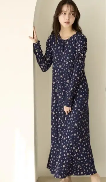 SNIDEL HOME x 신키 유코 자카드 머메이드 원피스