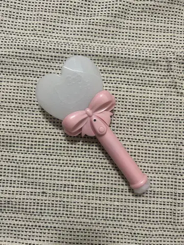 산리오 퓨로랜드 핑크 하트형 라이트 리본 포함