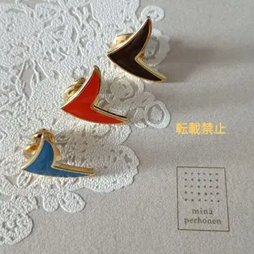 mina perhonen 미나 페르호넨 bird 새 브로치 3개
