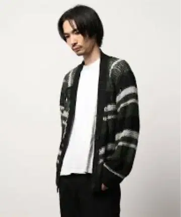 blank x unfollow 게이지 모헤어 가디건