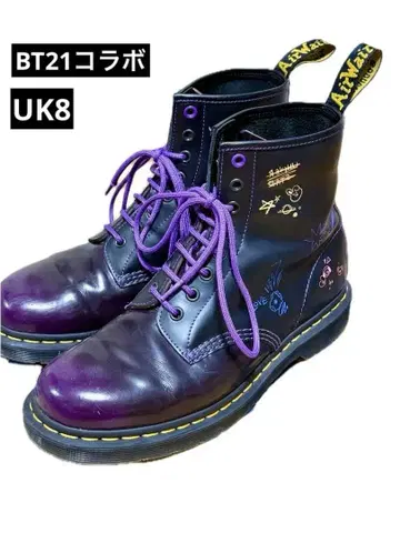 [ 초레어 ] Dr.Martens 1460 8홀 BT21 콜라보 UK8