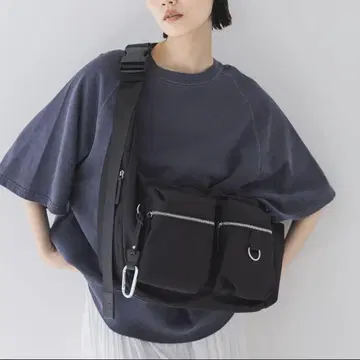 지나시스 나일론 W 포켓 바디 BAG