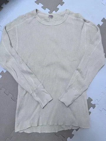 Healthknit 아이보리 헤비 웨이트 서멀 L
