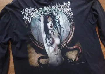 CRADLE OF FILTH 롱 티셔츠 초레어 XL 오버 사이즈