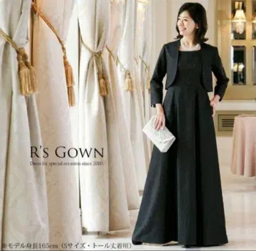 R's GOWN 블랙 롱 드레스 M 사이즈