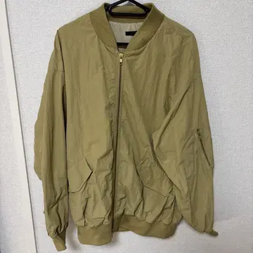 SALOON 살룬 베이지 MA-1 자켓