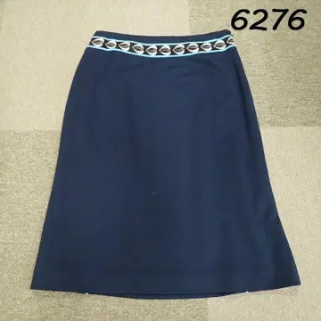 RU-6276 LEONARD 레오나르 울 스커트 네이비 42