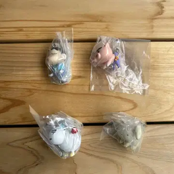 짱구는 못말려(크레용 신짱) 집게로 연결하는 마스코트 2 4종 세트