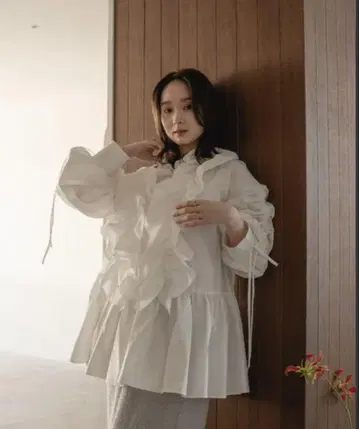 mideal 2way 긴팔 블라우스