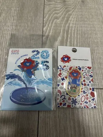 EXPO 2025 미야쿠미야쿠 핀 배지 세트