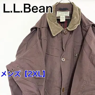 YBF19 [US 수입] 엘엘빈 자켓 [남성용 2XL] 긴팔 짙은 크림슨