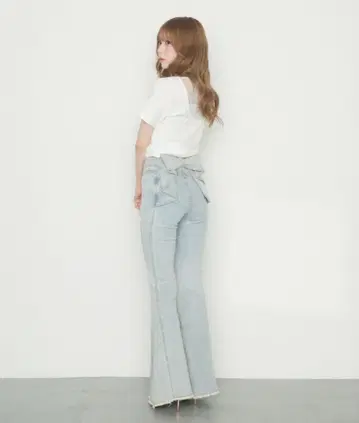 TITTY&CO. 백리본 데님 팬츠