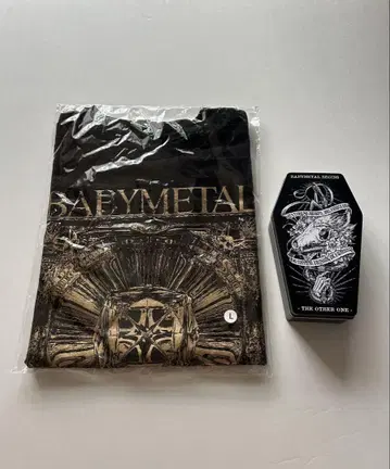 BABYMETAL 더 원 TEE 2025 BEGINS 기미초코 캔 세트