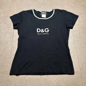 D&G 반팔 t셔츠 블랙 여성용