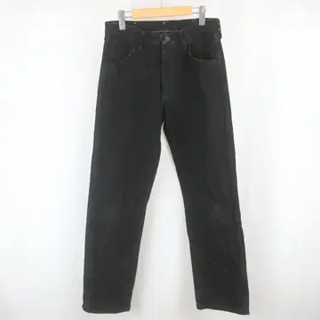 RUSTLER 87619CB 페이드 블랙 데님 팬츠 구제 의류 32