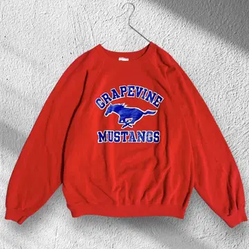 USA Hanes GRAPEVINE MUSTANGS 맨투맨 2XL