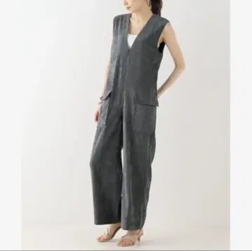 Spick & Span 소프트 코듀로이 콤비네존