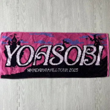 YOASOBI WANDARA 페이스 타월 핑크