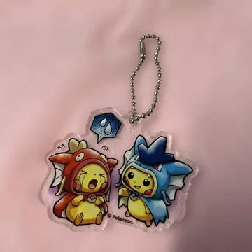 포켓몬스터 아크릴 스트랩 판초 피카츄