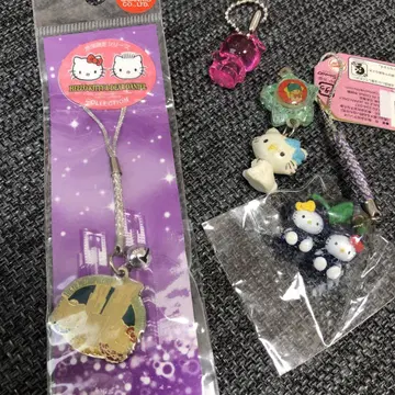 헬로키티 스트랩 챠미키티 고토치 당시물 Sanrio