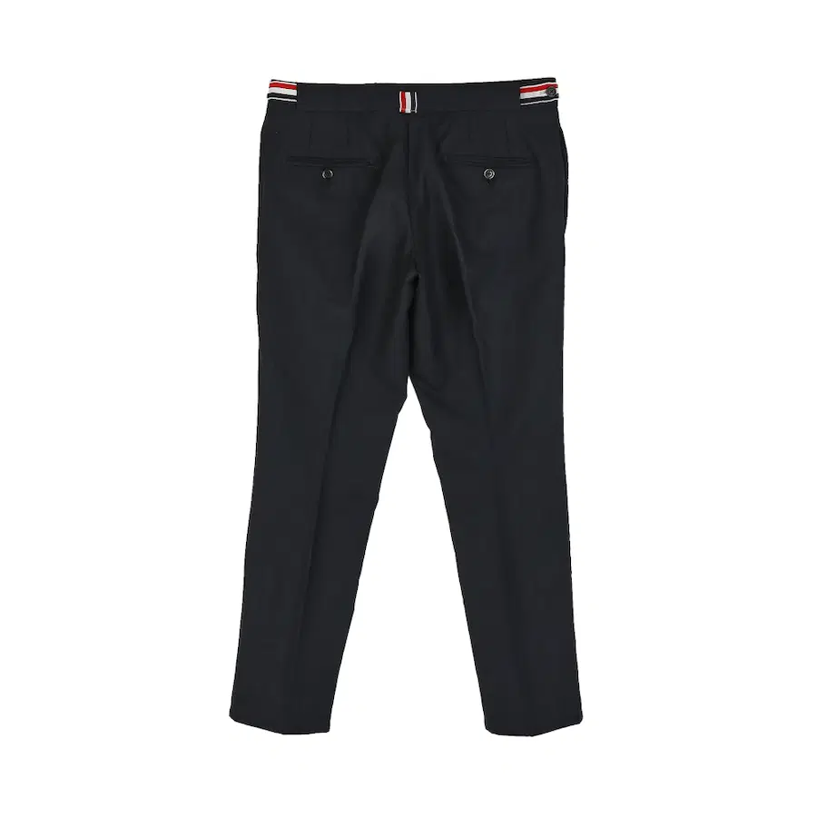 Thom Browne 炭灰色羊毛休闲裤 - 1
