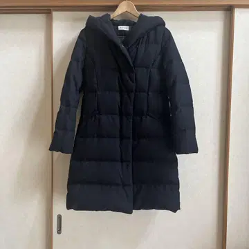 PLST 다운 코트 네이비 S
