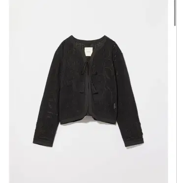 COTTON NET TAPE EMBROIDERY JACKET eaphi