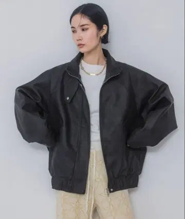JEANASIS 빈티지 가죽 BIG 블루종